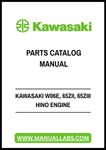 Discover the ultimate resource for your Kawasaki W06E, 65ZII, and 65ZIII Hino engines with our comprehensive Engine Parts Catalog Manual. This PDF file is meticulously designed to provide you with detailed diagrams, part numbers, and specifications, ensuring you have everything you need for efficient maintenance and repairs.