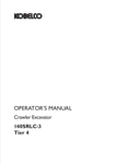 KOBELCO 140SRLC-3 (S2YY00028ZE02) OPERATOR MANUAL - PDF FILE