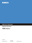 Unlock the full potential of your KOBELCO 70SR-2 ACERA with the comprehensive service manual (S5YT0010E01) in PDF format. This essential guide provides detailed instructions, diagrams, and troubleshooting tips to ensure optimal performance and maintenance of your equipment. Whether you're a seasoned technician or a DIY enthusiast, this manual is your go-to resource for efficient repairs and upkeep, helping you save time and money while extending the life of your machine. Don't miss out on the opportunity to