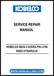 
Investing in the KOBELCO 80CS-2 Service Repair Manual means reducing downtime and extending the lifespan of your equipment. Don't leave your excavator's performance to chance—download your copy today and take the first step towards optimal operation and reliability.