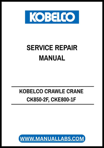 Discover the essential KOBELCO CRAWLER CRANE Hydraulic System Schematics Service Repair Manual (GG01Z00017) for models CK850-2F, CKE800-1F, and CKE700-1F. This comprehensive PDF manual is designed to provide you with detailed schematics and repair instructions, ensuring that you can maintain and troubleshoot your crane with confidence.