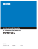 Explore the KOBELCO MD450BLC Hydraulic Excavator Operator Manual. Find comprehensive instructions and best practices to enhance your machine's performance.