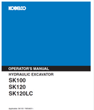 Access the KOBELCO hydraulic excavator operator manual for SK100, SK120, and SK120LC(II). Essential guidance for optimal performance and safety.

