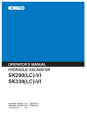 Discover the comprehensive operator manual for KOBELCO hydraulic excavators SK290(LC)-VI and SK330(LC)-VI. Enhance your operational efficiency today.

