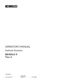 Discover the KOBELCO SK485LC-9 Tier 4 operator manual, your essential guide for efficient operation and maintenance of this advanced hydraulic excavator.