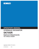 Discover the KOBELCO SK70SR Hydraulic Excavator Operator Manual, featuring essential information on optional attachments for enhanced performance and efficiency.
