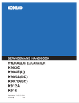 KOBELCO K903C, K904E, K905A (S7LO0003E) OPERATOR MANUAL - PDF FILE