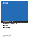 KOBELCO K909A, K909ALC  (S2LQ1013E) OPERATOR MANUAL - PDF FILE