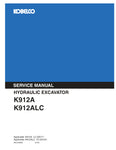 Unlock the full potential of your KOBELCO K912A and K912ALC hydraulic excavators with the comprehensive service manual S5LC0002E, available in a convenient PDF format. This essential guide provides detailed schematics, troubleshooting tips, and maintenance procedures to ensure optimal performance and longevity of your machinery. Perfect for operators and technicians alike, this manual is your go-to resource for efficient repairs and service, helping you minimize downtime and maximize productivity. Don't mis