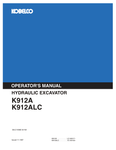 KOBELCO K912A, K912ALC (S2LC1006E-02NA) OPERATOR MANUAL - PDF FILE
