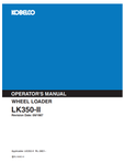 KOBELCO LK350-II (S2RL1006E-01) OPERATOR MANUAL - PDF FILE