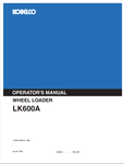 KOBELCO LK600A (S2RE1005E-01 NA) OPERATOR MANUAL - PDF FILE