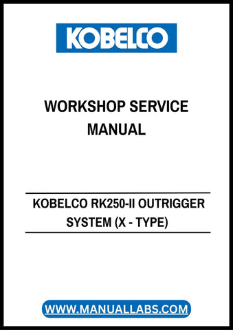 With this service manual, you can enhance your operational efficiency and extend the lifespan of your outriggers. The user-friendly layout allows for quick navigation, making it easy to find the information you need, whether you're performing routine maintenance or addressing specific issues.