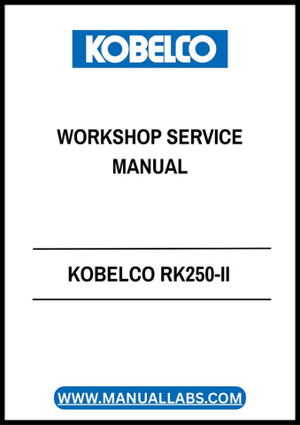 Unlock the full potential of your KOBELCO RK250-II with the comprehensive Workshop Service Manual S5130263E-1. This PDF guide is meticulously designed to provide you with detailed insights and step-by-step instructions for maintenance, troubleshooting, and repairs, ensuring your equipment operates at peak performance.