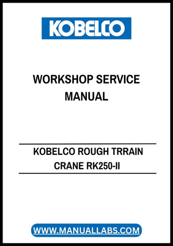 Investing in the KOBELCO RK250-II Workshop Service Manual means investing in the longevity and reliability of your crane. Don't miss out on the opportunity to enhance your operational efficiency—download your PDF copy today and ensure your equipment is always in top condition.