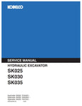  Enhance your maintenance and repair capabilities with the KOBELCO SK025, SK030, SK035 Excavator Service Manual (S5RO0004E-00) in PDF format. This comprehensive guide provides detailed instructions, diagrams, and troubleshooting tips specifically designed for these models, ensuring you can efficiently address any issues that arise. With easy navigation and instant access, this digital manual is an essential resource for operators and technicians alike, helping to minimize downtime and maximize productivity.