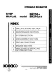 Unlock the full potential of your KOBELCO SK200-8 and SK210LC-8 excavators with the comprehensive SHOP MANUAL S5YN0018E03, available in a convenient PDF format. This detailed manual provides essential insights into maintenance, troubleshooting, and repair procedures, ensuring your machinery operates at peak performance. With easy navigation and clear illustrations, you can quickly find the information you need to keep your equipment running smoothly and efficiently. Invest in this invaluable resource today 