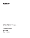 KOBELCO SK210-8 TIER 3 ROPS (YN91Z00041P1) OPERATOR MANUAL - PDF FILE