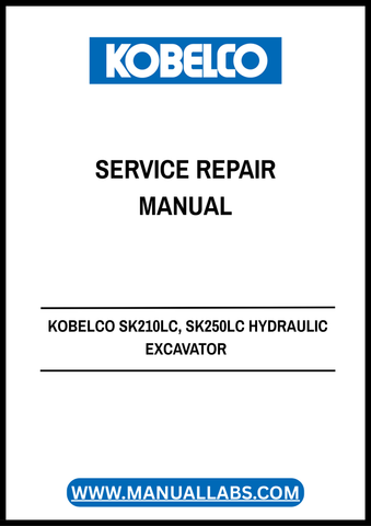 Unlock the full potential of your KOBELCO SK210LC and SK250LC hydraulic excavators with our comprehensive Service Repair Manual (S5YQ/LL12E-00) in PDF format. This essential guide is designed to provide you with detailed instructions, diagrams, and troubleshooting tips to keep your machinery running smoothly and efficiently.