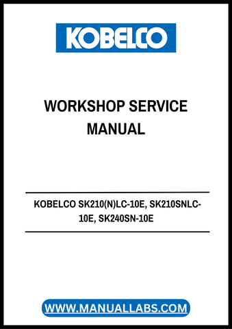 Unlock the full potential of your KOBELCO SK210(N)LC-10E, SK210SNLC-10E, and SK240SN-10E hydraulic excavators with the comprehensive Workshop Service Manual S5YN0069E01. This PDF manual is an essential resource for operators and technicians, providing detailed insights into maintenance, troubleshooting, and repair procedures tailored specifically for these models.