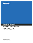  Unlock the full potential of your KOBELCO SK270LC IV Excavator with the comprehensive service manual S5LBU0005E(PLM) in PDF format. This essential guide provides detailed insights into maintenance, troubleshooting, and repair procedures, ensuring your machine operates at peak performance. With easy navigation and clear illustrations, you can quickly find the information you need to keep your excavator running smoothly and efficiently. Invest in this invaluable resource today and enhance the longevity and 