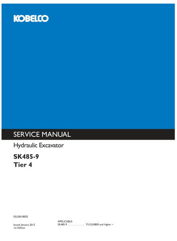 Unlock the full potential of your KOBELCO SK485-9 (TIER 4) excavator with the comprehensive service manual S5LS0018E02, available in a convenient PDF format. This essential guide provides detailed instructions, schematics, and troubleshooting tips to ensure optimal performance and longevity of your machine. Whether you're a seasoned technician or a DIY enthusiast, this manual is your go-to resource for maintenance and repairs, helping you save time and reduce downtime. Invest in your equipment's efficiency 