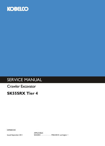 Invest in the longevity of your equipment and minimize downtime with the KOBELCO SK55SRX Service Manual. Download your copy today and gain the confidence to tackle any maintenance challenge, ensuring your excavator remains reliable and efficient for years to come.