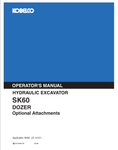 KOBELCO SK60 DOZER (S2LE7304E-00) OPERATOR MANUAL - PDF FILE