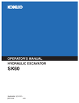 KOBELCO SK60 (S2LE1016E) OPERATOR MANUAL - PDF FILE