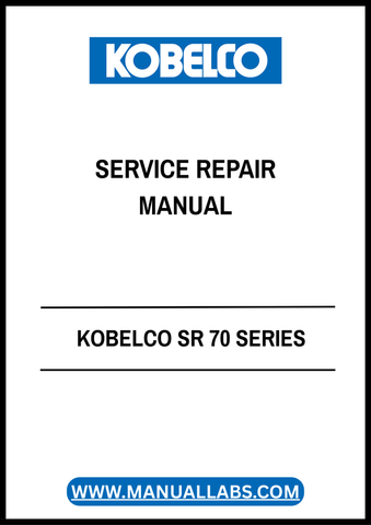 Unlock the full potential of your KOBELCO SR 70 Series machinery with the comprehensive Service Repair Manual (YT-00101) in PDF format. This essential guide is designed to provide you with detailed insights and step-by-step instructions for maintenance and repairs, ensuring your equipment operates at peak performance.