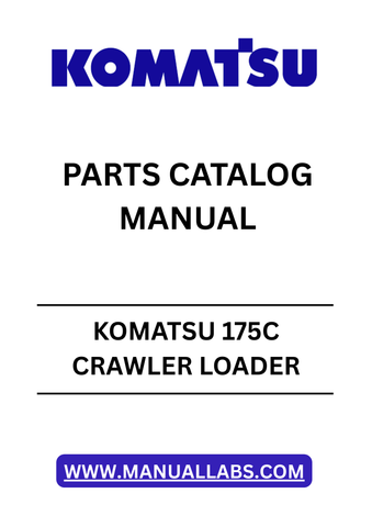 Unlock the full potential of your KOMATSU 175C Crawler Loader with our comprehensive Parts Catalog Manual. This PDF file is meticulously designed to provide you with detailed diagrams and part numbers, ensuring you can easily identify and order the components you need for maintenance and repairs.