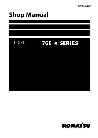  Unlock the full potential of your KOMATSU 3D76E-6 with the comprehensive Shop Manual SEN05334-02, available in a convenient PDF format. This essential resource provides detailed insights into maintenance, troubleshooting, and repair procedures, ensuring your equipment operates at peak performance. With easy navigation and clear illustrations, this manual is designed for both seasoned professionals and DIY enthusiasts, making it an invaluable addition to your toolkit. Don't miss out on the opportunity to en