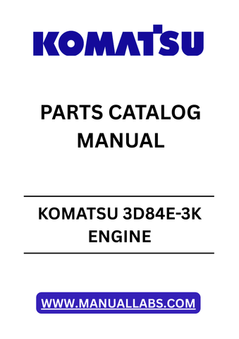 Discover the ultimate resource for your KOMATSU 3D84E-3K engine with our comprehensive Parts Catalog Manual, specifically designed for engine serial number 05993 and up. This PDF file is an essential tool for mechanics and technicians, providing detailed diagrams and part numbers to streamline your repair and maintenance processes.