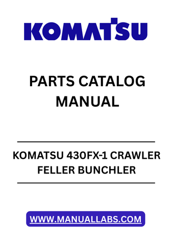 Unlock the full potential of your KOMATSU 430FX-1 Crawler Feller Buncher with our comprehensive Parts Catalog Manual. This PDF file is meticulously designed to provide you with detailed diagrams and specifications, ensuring you have all the information you need for efficient maintenance and repairs.