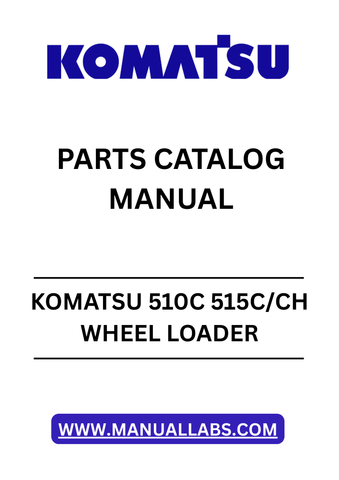 Discover the essential KOMATSU 510C 515C/CH Wheel Loader Parts Catalog Manual, designed specifically for models with serial number P006501 and above. This comprehensive PDF file serves as a vital resource for operators and technicians, providing detailed diagrams and part numbers to streamline maintenance and repairs.