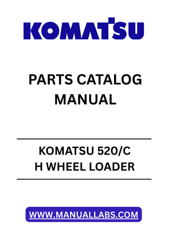 Discover the ultimate resource for maintaining your KOMATSU 520/CH Wheel Loader with our comprehensive Parts Catalog Manual. Designed specifically for models with serial number P01050 and up, this PDF file provides detailed diagrams and part numbers, ensuring you have everything you need for efficient repairs and maintenance.