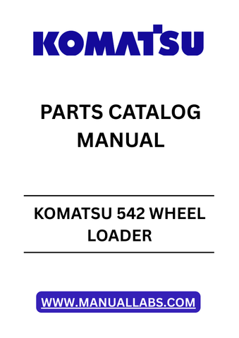 Discover the essential KOMATSU 542 Wheel Loader Parts Catalog Manual, designed specifically for serial numbers U004001 to U004100. This comprehensive PDF file serves as a vital resource for maintenance and repair, ensuring you have access to detailed diagrams and part numbers for efficient servicing.