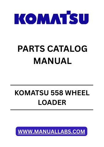 Discover the essential KOMATSU 558 Wheel Loader Parts Catalog Manual, specifically designed for serial numbers U006001 to U006026. This comprehensive PDF file serves as a vital resource for maintenance and repair, ensuring you have access to detailed diagrams and part numbers for efficient servicing.