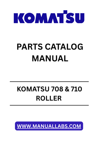 Discover the essential KOMATSU 708 & 710 Roller Parts Catalog Manual, designed specifically for serial numbers 61880 and up. This comprehensive PDF file serves as your go-to resource for identifying and sourcing the right parts for your machinery, ensuring optimal performance and longevity.