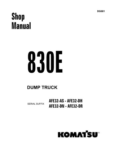  Unlock the full potential of your KOMATSU 830E with the comprehensive AFE32-AS – AFE32-DH, AFE32-DN – AFE32-DR Shop Manual DG681 in PDF format. This essential resource provides detailed insights into maintenance, troubleshooting, and repair procedures, ensuring your equipment operates at peak performance. With easy navigation and clear illustrations, this manual is designed for both seasoned professionals and newcomers alike, making it an invaluable addition to your toolkit. Don't miss the opportunity to e