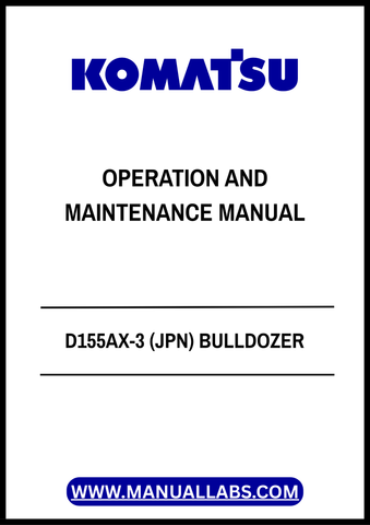  Don't leave the performance of your bulldozer to chance. Invest in the KOMATSU D155AX-3 Operation and Maintenance Manual today and gain access to the knowledge you need to keep your machine running smoothly. Download your PDF now and take the first step towards maximizing your equipment's capabilities.