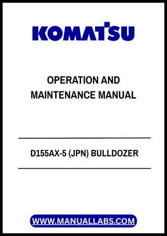 Unlock the full potential of your KOMATSU D155AX-5 Bulldozer with our comprehensive Operation and Maintenance Manual. This PDF file is designed specifically for serial numbers 76001-76242, providing you with essential insights and detailed instructions to ensure optimal performance and longevity of your equipment.