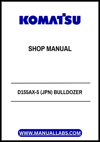 
Invest in your machinery's longevity and performance by securing your copy of the KOMATSU D155AX-5 Shop Manual today. With easy access to vital information at your fingertips, you'll be well-equipped to tackle any challenge that comes your way. Don't miss out on this essential tool for your equipment maintenance arsenal!