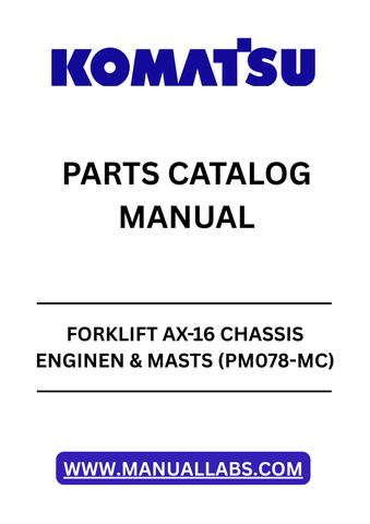 With detailed diagrams and part specifications, this manual simplifies the process of identifying and sourcing the right components for your equipment. Save time and reduce downtime by having all the necessary information at your fingertips, allowing for efficient repairs and maintenance.