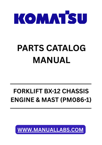 With the KOMATSU BX-12 manual, you can easily identify and order the correct parts, minimizing downtime and maximizing productivity. The user-friendly format allows for quick navigation, making it an invaluable resource for technicians and operators alike.