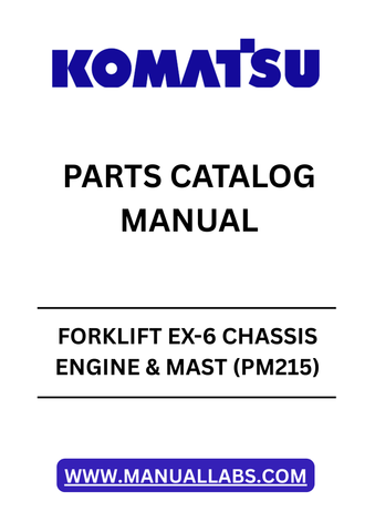 With easy navigation and clear illustrations, this parts catalog manual simplifies the process of identifying and ordering the right components for your forklift. Whether you're a seasoned technician or a DIY enthusiast, this resource will save you time and enhance your efficiency in keeping your equipment in top condition.
