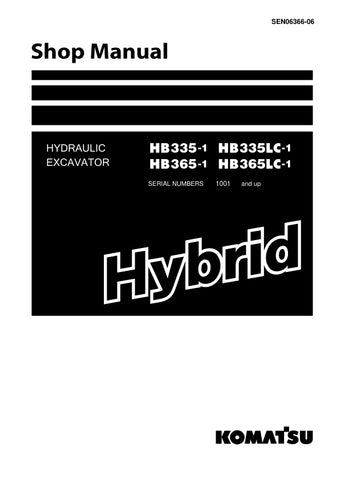 Unlock the full potential of your KOMATSU HB335-1, HB335LC-1, HB365-1, and HB365LC-1 hydraulic excavators with the comprehensive SEN06366-06 shop manual. This PDF file is an essential resource for operators and technicians, providing detailed diagrams, maintenance procedures, and troubleshooting tips to ensure optimal performance and longevity of your equipment. With easy navigation and clear instructions, you can confidently tackle repairs and maintenance tasks, saving time and reducing downtime. Invest in