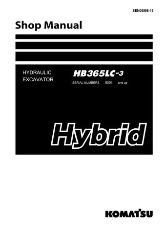 Unlock the full potential of your KOMATSU HB365LC-3 hydraulic excavator with the comprehensive shop manual SEN06598-13, available in a convenient PDF format. This essential resource provides detailed diagrams, maintenance guidelines, and troubleshooting tips, ensuring you can keep your equipment running smoothly and efficiently. Perfect for both seasoned professionals and DIY enthusiasts, this manual is your go-to guide for maximizing performance and minimizing downtime. Don't miss out on the opportunity to
