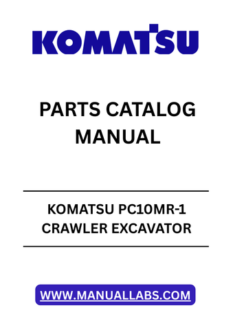 Discover the essential KOMATSU PC10MR-1 Crawler Excavator Parts Catalog Manual, designed specifically for models SN 30001 and up. This comprehensive PDF file serves as a vital resource for maintenance and repair, ensuring your excavator operates at peak performance. With detailed diagrams and part numbers, you can easily identify and order the components you need.
