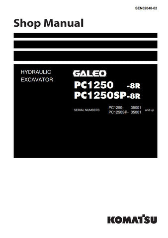 Unlock the full potential of your KOMATSU PC1250-8R and PC1250SP-8R hydraulic excavators with the comprehensive Shop Manual SEN02048-02. This PDF file is an essential resource for operators and technicians alike, providing detailed insights into maintenance, troubleshooting, and repair procedures tailored specifically for models 35001 and up.